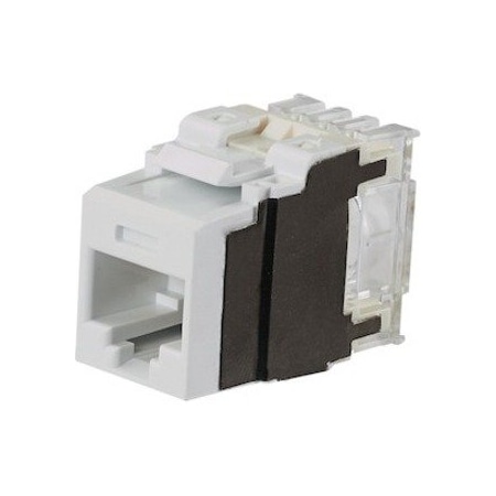 Panduit Cable Jack Module, Punchdown, Cat 6A/Class EA, ABS Plastic Module Housing NK6X88MWH